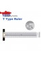 Stainless Steel T-Square Marking Ruler – Precision Carpenter Measuring Tool