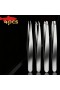 4-Piece Precision Tweezers Set for Eyebrow Shaping and Hair Removal