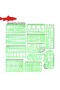 11-Piece Multi-purpose Curve Nut Drawing Template Set Ruler
