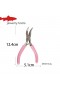 Pink Curved Nose Pliers