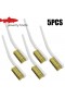 5Pcs Mini Brass Brush 175mm – Industrial Metal Polishing Paint Rust Remover Steel Wire Brushes Burring Cleaning 