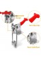 2-Piece Adjustable 90 Degree Vertical U-Clamp with Non-slip Handle