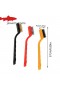 3PCS Gas Stove Cleaning Long Handle Brush to Remove Oil Nylon Steel Copper Wire Combination Dead Angle Gap Stove Brush 