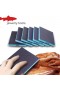 6PCS Reusable Sanding Sponges, 60-320 Grit Wet/Dry Abrasive Blocks for Metal and Wood Polishing