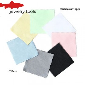 10PCS Anti-Tarnish Polishing Cloths – Perfect for Coins, Watches, and Jewelry