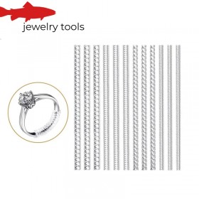 4PCS Invisible Spiral Ring Size Reducers Jewelry Guard Set
