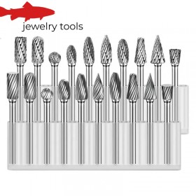 1/4” Tungsten Carbide Burr Kit for Precision Woodworking and Metal Carving