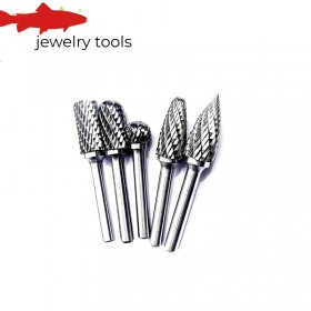 5 Pieces Tungsten Steel Grinding Head Set