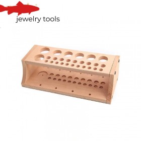 Wooden Leathercraft Tools Rack