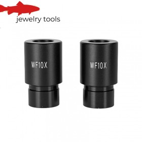 2 Pieces of DG2021 Series Eyepieces WF10X/18mm