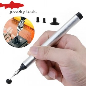 Vacuum Suction Pen with 3 Tips for IC Handling and Desoldering