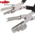 2-Piece Set of Large and Small Head 3-Section Multi-purpose Pliers