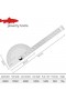  Transferidor semicircular de 180° para medição de ângulos, régua divisora de 14 cm para carpinteiro