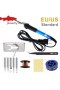  Kit de ferro de soldar elétrico com temperatura ajustável 7 em 1, ferramenta de reparo de soldagem de 60 W, 220 V/110 V