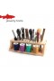  Suporte de madeira para ferramentas de artesanato em couro