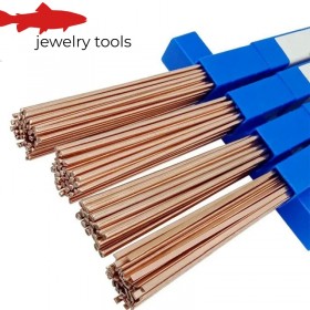  Varetas de solda de cobre fosforoso de 500 mm para soldagem de latão e bronze.