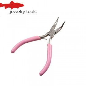  Alicate de bico curvo rosa