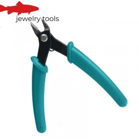  Precíziós mikrohuzalfogó, lapos csőrű fogók, oldalvágó fogók