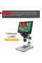  Micreascóp Digiteach 1200x Taispeántas LCD HD
