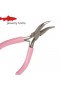 ピンクのカーブノーズプライヤー