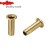 貫通穴付き銅製中空リベット