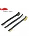  Set de 3 mini perii de sârmă cu capete duble, din oțel inoxidabil, alamă, nailon, curățare, lustruire detalii, perie de rugină metalică, instrument de curățare