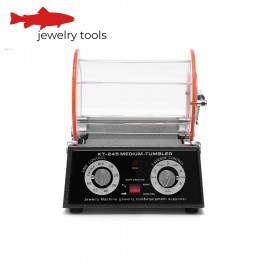  Mașină de lustruit bijuterii cu tambur rotativ cu viteză reglabilă pentru aur și argint