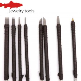  8 Parçalı Tungsten Çelik Mühür Oyma Aleti Seti