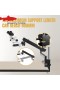  Microscopio binocular estereoscópico con zoom Katway, luz LED de 56 bombillas, soporte con brazo articulado.