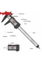  Calibrador digital de plástico Vernier, ideal para medir, joyería y manualidades.