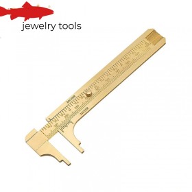  Juego de 2 calibradores vernier de latón en miniatura