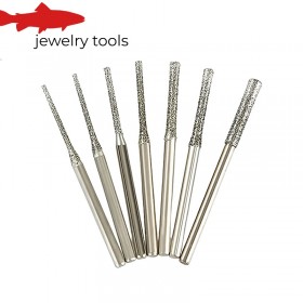  Juego de 5 brocas con revestimiento de diamante (0,8-2,5 mm) – Puntas de precisión para taladrar azulejos, joyas y vidrio.