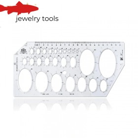  مسطرة بلاستيكية شفافة مترية