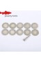  10-delige set diamantslijpschijven van 30 mm met 2 x 3 mm doornen – mini-zaagbladen voor roterende slijpmachines en Dremel-gereedschap