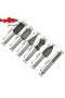  Set van 6 roterende hardmetalen frezen