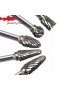  Set van 10 wolfraamcarbide frezen voor precisiehoutbewerking en slijpen