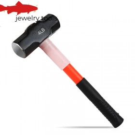  4LB gesmede stalen constructie, anti-trillingshandgreep, waterpijphandgreep, achthoekige hamer