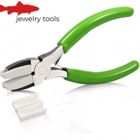  Dubbele nylon bekkentang met extra nylon bekken, gereedschap voor het maken van sieraden