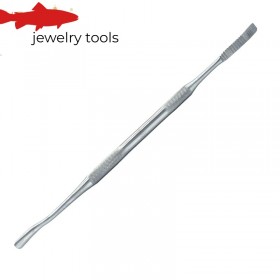  10 ruostumattomasta teräksestä valmistettua kaksipuolista vahatiedostoa