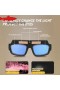  Lunettes de soudage à assombrissement automatique, lunettes de protection anti-éblouissement pour le soudage à l'arc sous argon et la sécurité des yeux