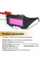  Lunettes de soudage à assombrissement automatique pour la protection et la sécurité des yeux