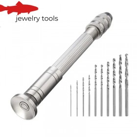  Ensemble de 10 mini-forets de précision pour bijoux, bois, plastique et projets de loisirs créatifs