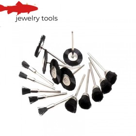  15 mini brosses abrasives à roue