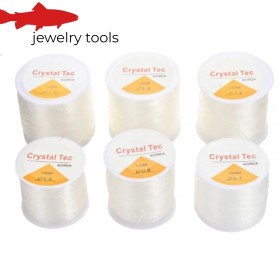  Fil élastique cristal 100M pour la création de bijoux et le perlage