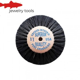  Brosse à poils rotatifs en bois