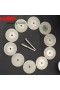  10-teiliges Set 30-mm-Diamanttrennscheiben mit 2 x 3-mm-Dornen – Mini-Sägeblätter für Rotations- und Dremel-Werkzeuge