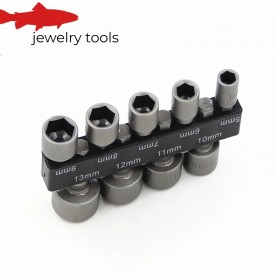  KATWAY 9/14-teiliges Sechskant-Steckschlüssel-Set, Nussdreher-Set, Schraubendreher-Set, Schroevendraaier-Set, Bit-Sets, Werkzeugdüsen