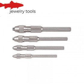  Stiftschraubstock-Set mit konischer Spannzange, 4-teilig