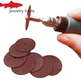  36-teiliges Set Trennscheiben 24 mm mit Dornen für Dremel-Zubehör, Metallbearbeitungswerkzeuge und Sägeblätter